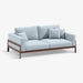 תמונה מזווית מספר 5 של המוצר Edwa | ספה דו מושבית לסלון עם מסגרת עץ מלא