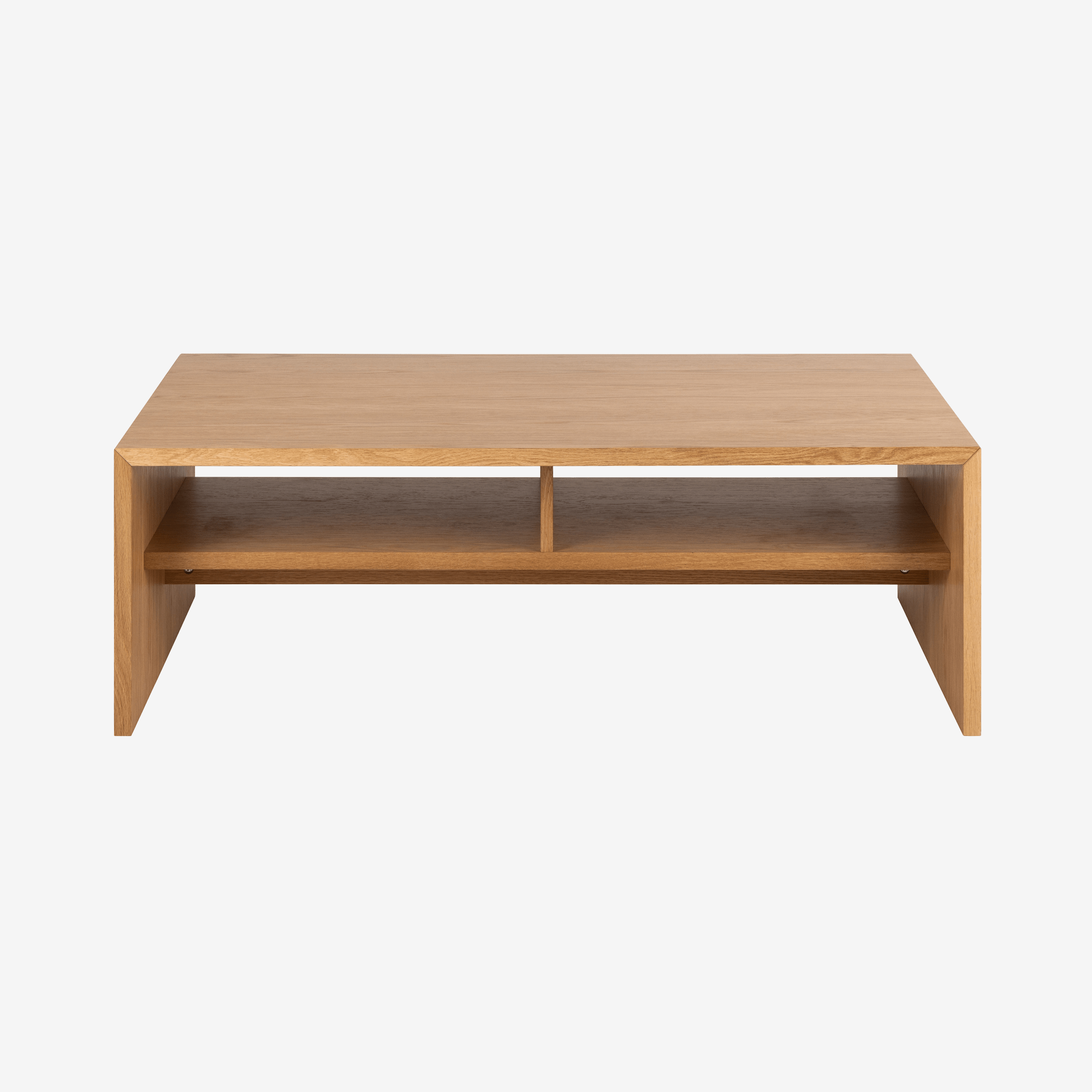 ﻿TEZU | שולחן סלון מלבני מעץ אלון מלא, 120/60 ס"מ﻿