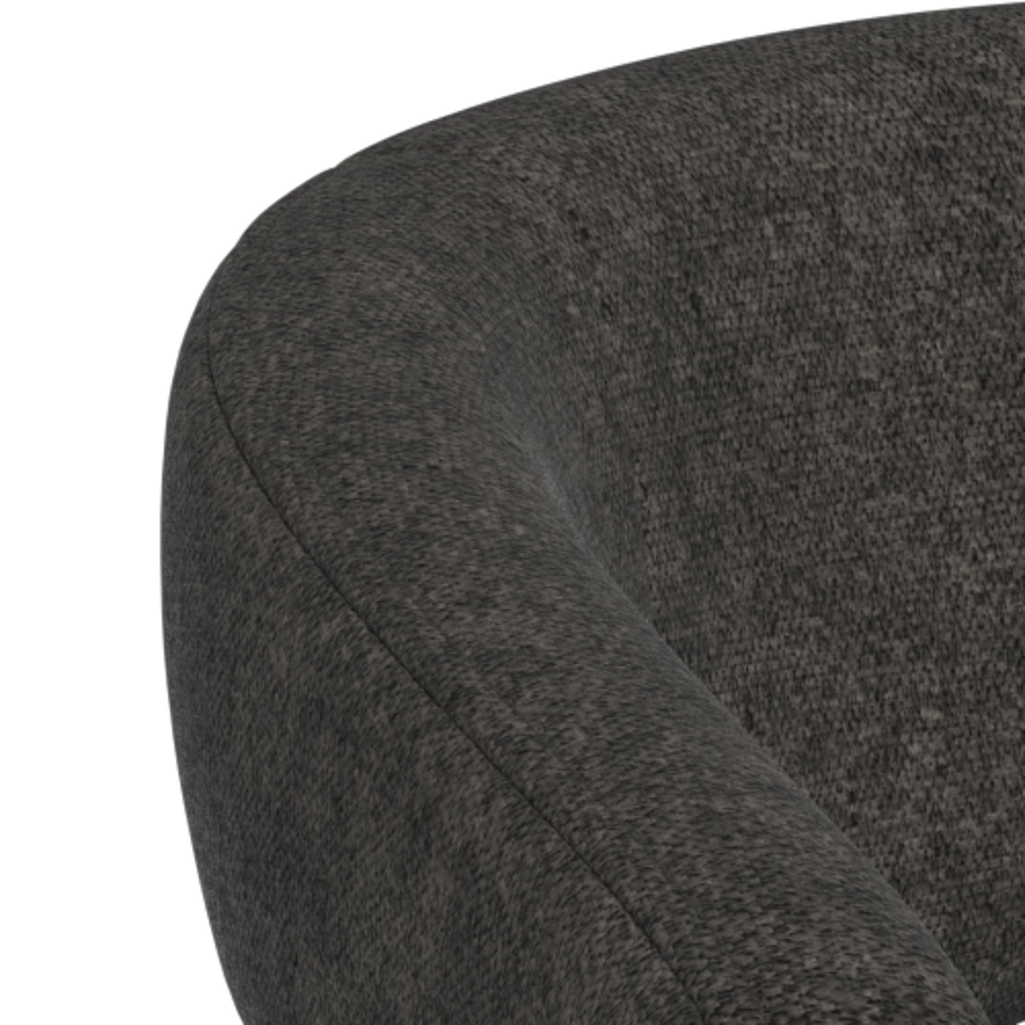 BRICK | כיסא עם משענות יד מרופד בבד אריג