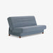 תמונה מזווית מספר 4 של המוצר IGGY | ספת אירוח דו מושבית מודרנית בגוון אפור כחול