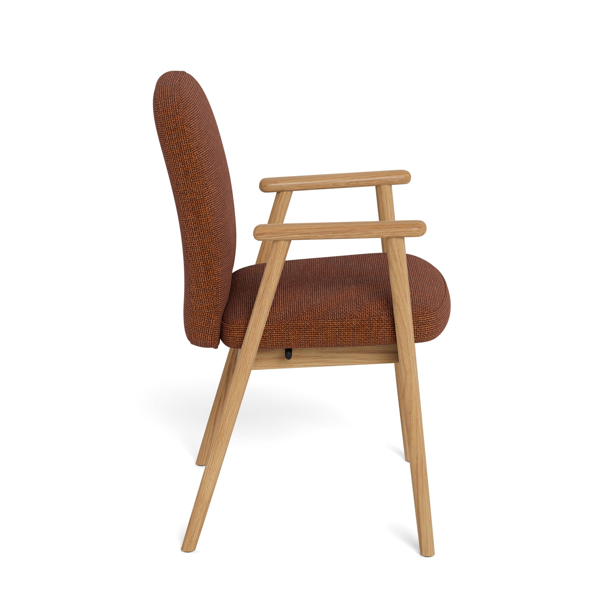 CEDARO | כיסא מרופד בבד אריג בשילוב עץ אלון - KUALA