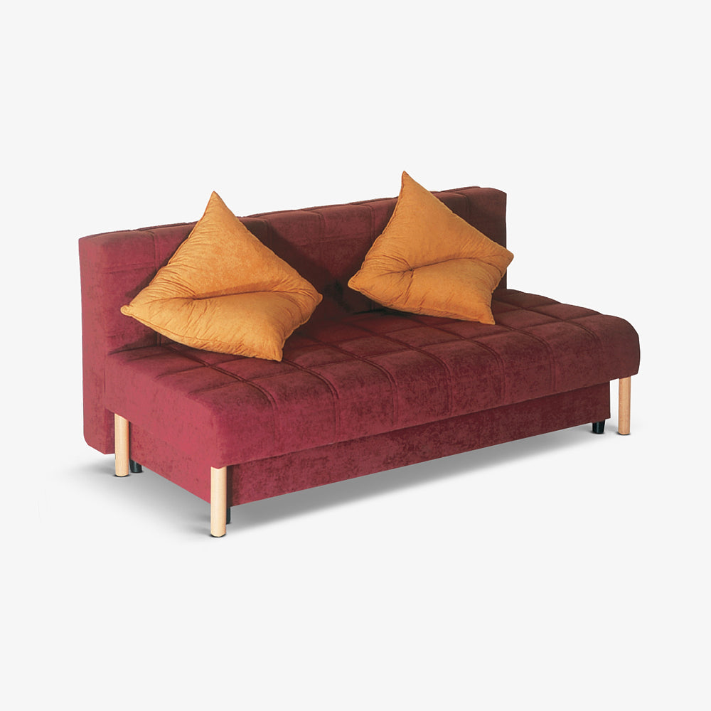 Orb | ספת אירוח דו מושבית מודרנית בגוון בורדו