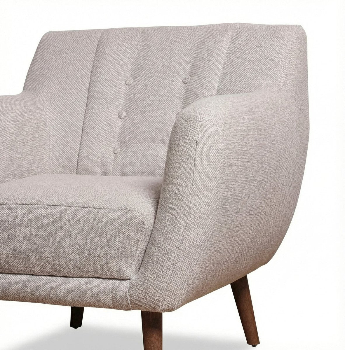 EBBEMO | כורסת וינטאג' מרופדת בבד אריג - KUALA