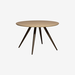 ZENOVIA | שולחן אוכל עגול קוטר 120 ס"מ, עד 6 סועדים