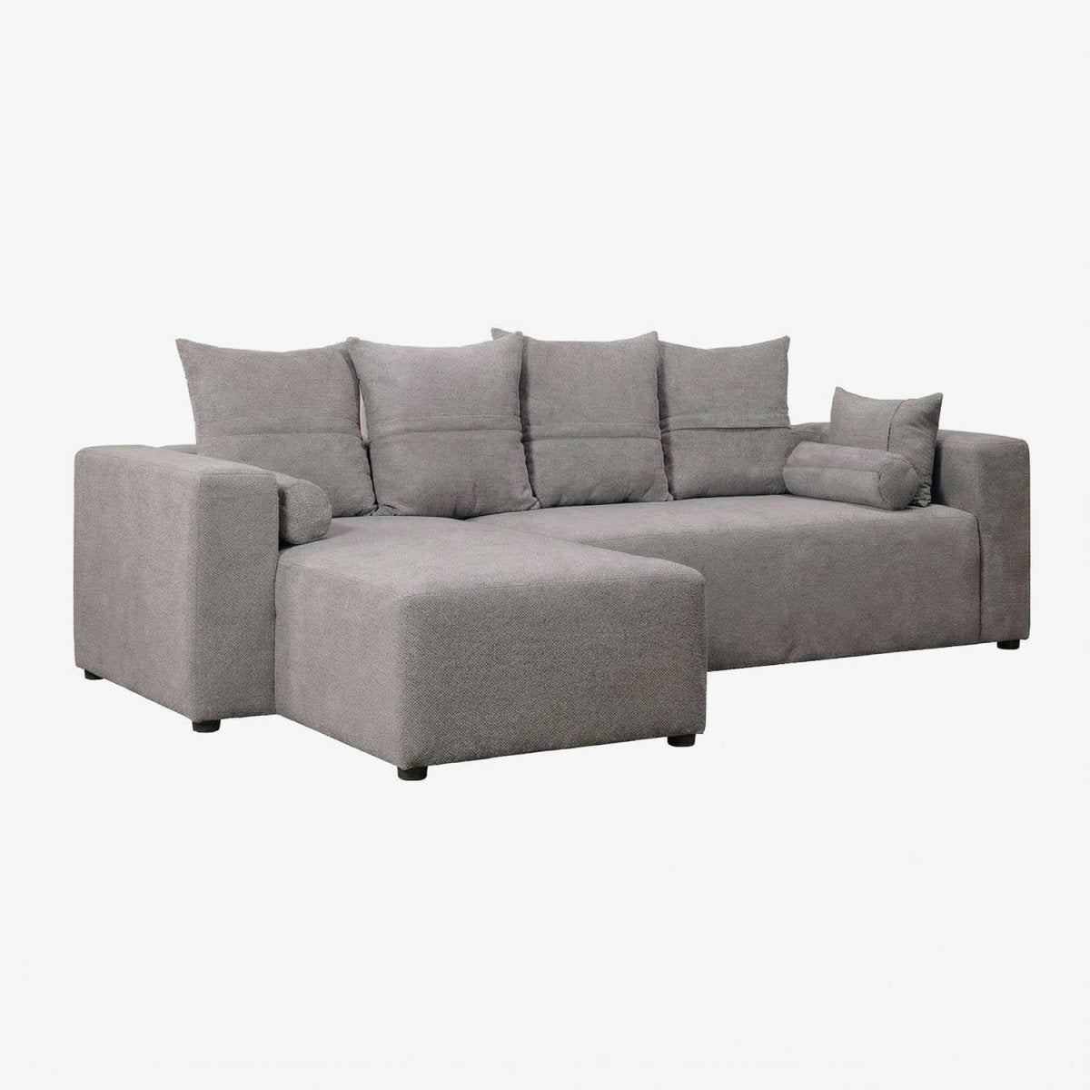 EDDAL | ספת שזלונג מודרנית מרופדת בבד אריג - KUALA