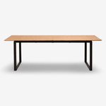 ELDARU | שולחן אוכל מלבני 230/100 ס"מ, נפתח ל - 330 ס"מ עד 10 סועדים - KUALA