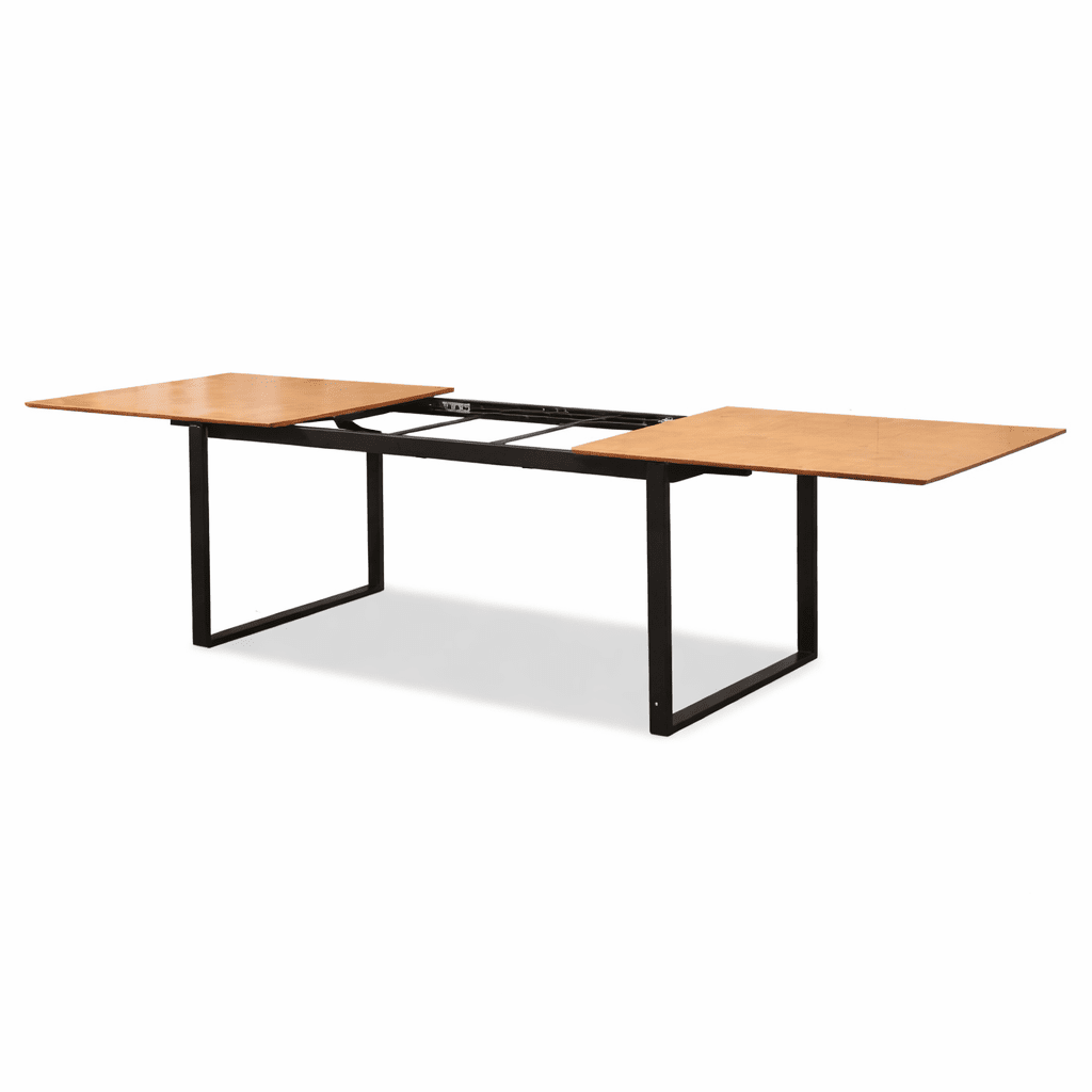 ELDARU | שולחן אוכל מלבני 230/100 ס"מ, נפתח ל - 330 ס"מ עד 10 סועדים - KUALA