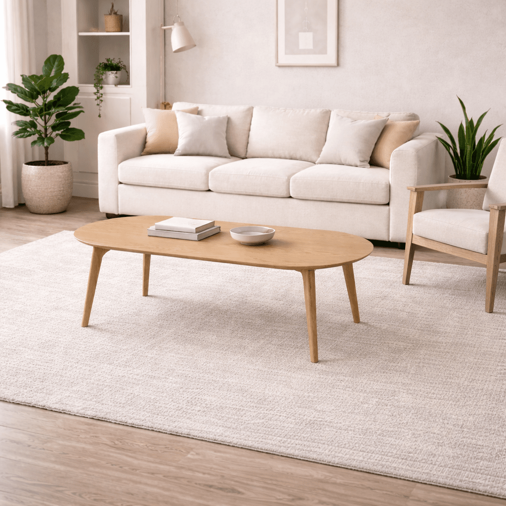 ELDENA | שולחן סלון אובלי מעץ, 120/47 ס"מ - KUALA