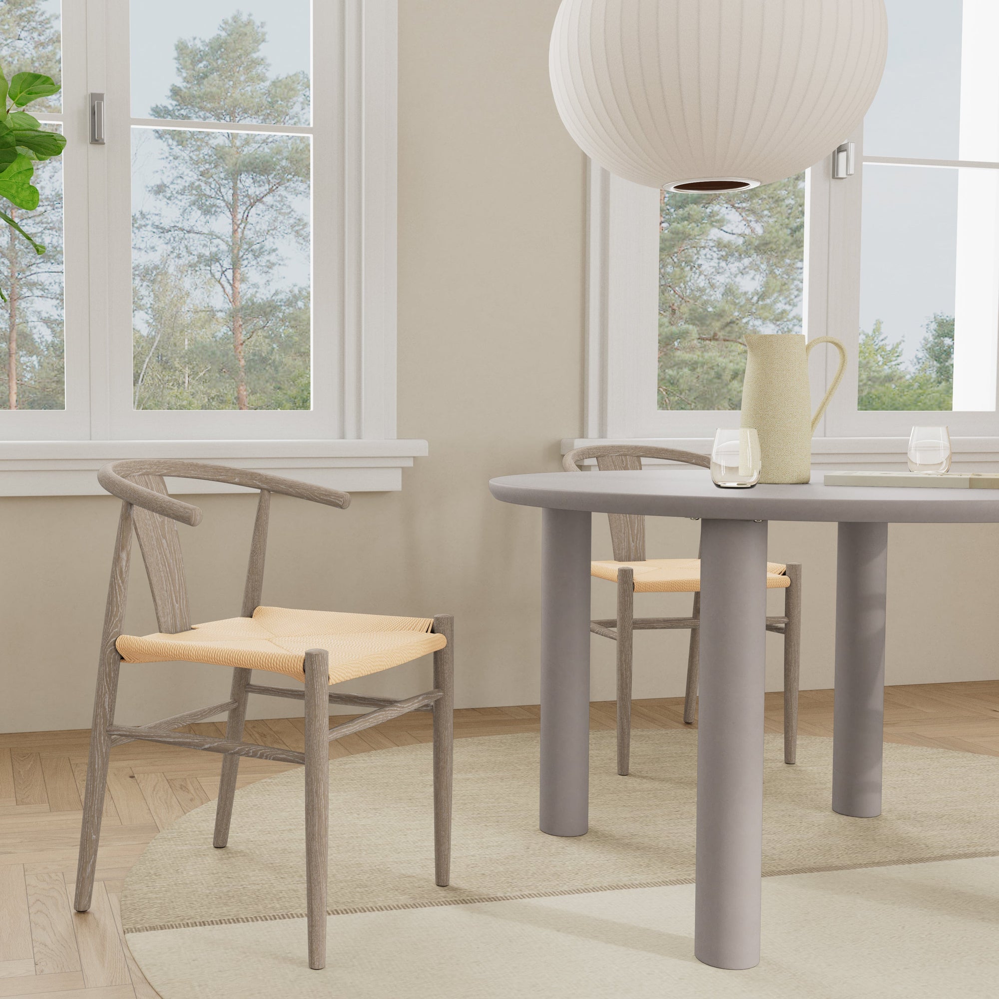 LARION | שולחן אוכל עגול קוטר 120 ס"מ, עד 4 סועדים - KUALA