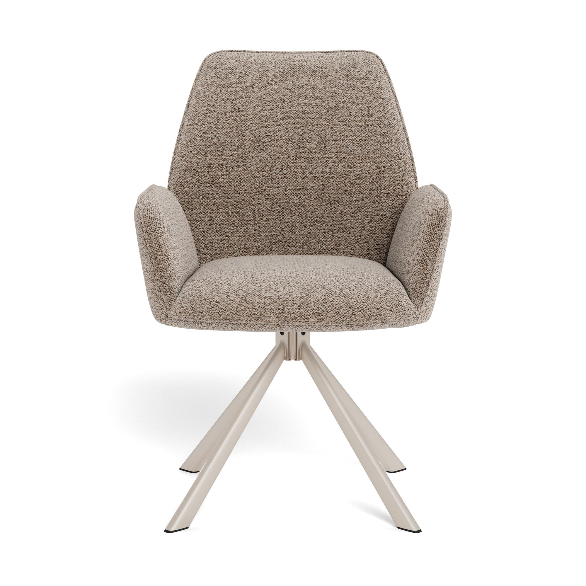 ASHU | כיסא מסתובב מרופד בבד אריג - KUALA