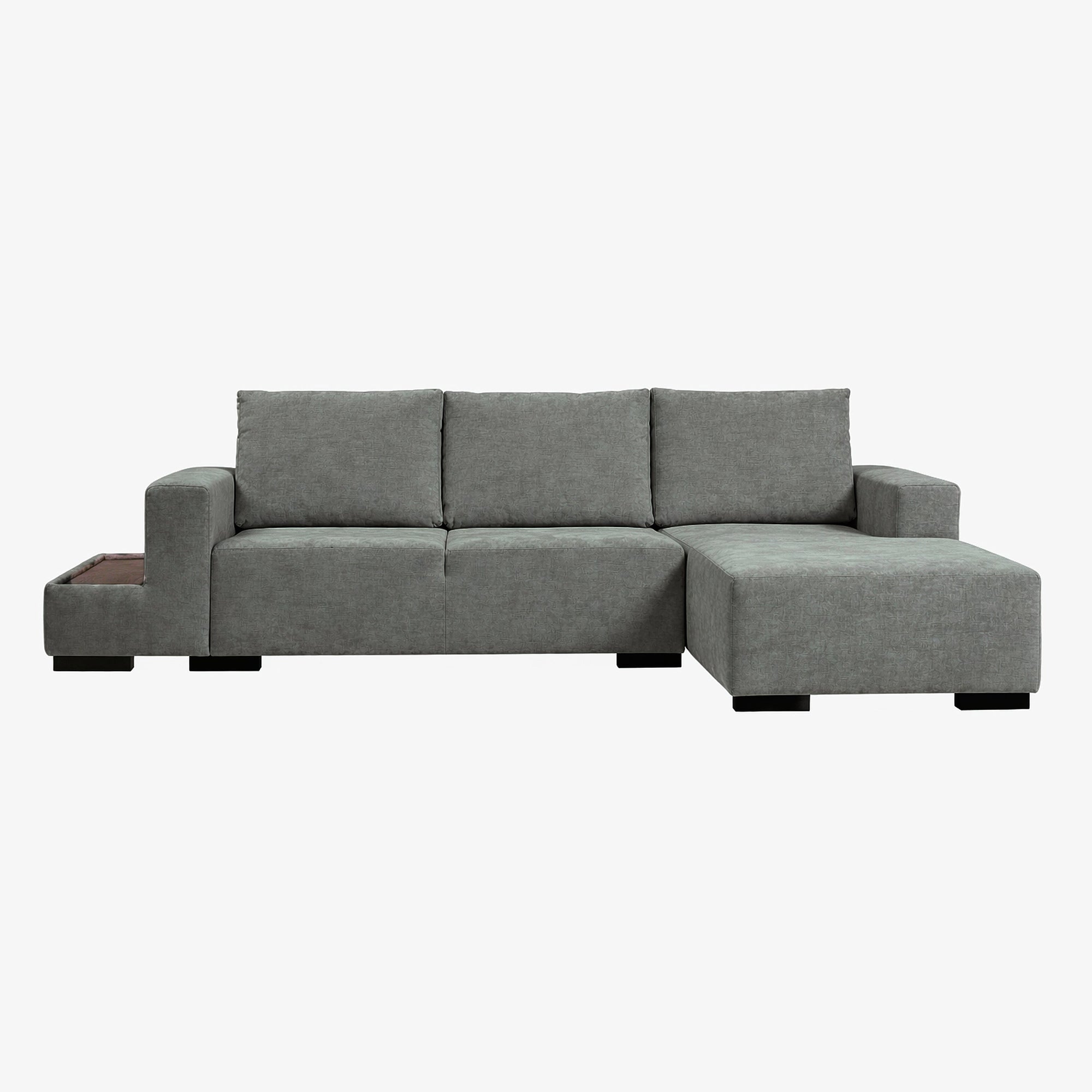 INGAF | ספת שזלונג מודרנית מרופדת בבד אריג