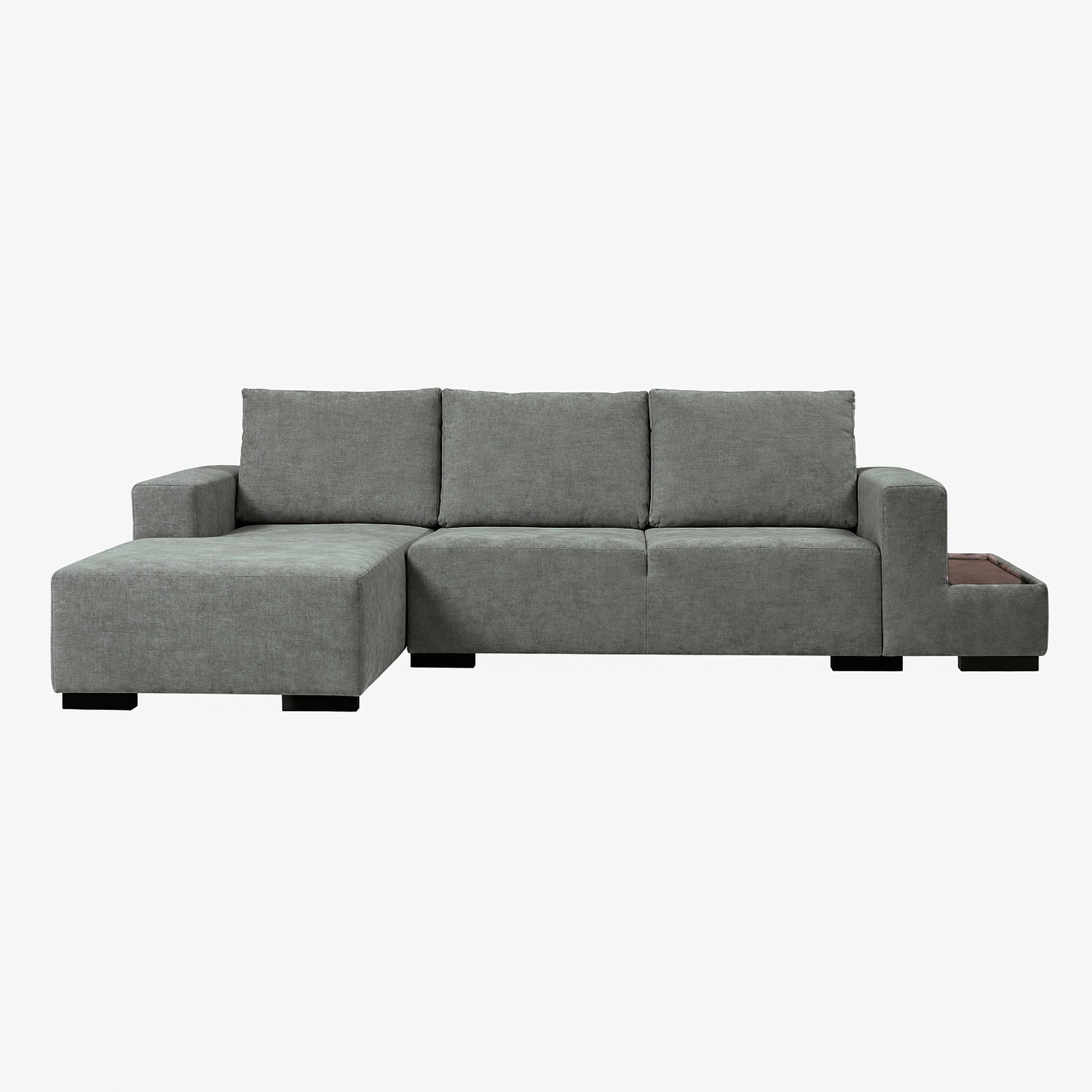 INGAF | ספת שזלונג מודרנית מרופדת בבד אריג