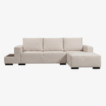 INGAF | ספת שזלונג מודרנית מרופדת בבד אריג