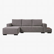 שמאל (למסתכלים מול הספה) / אפור כהה