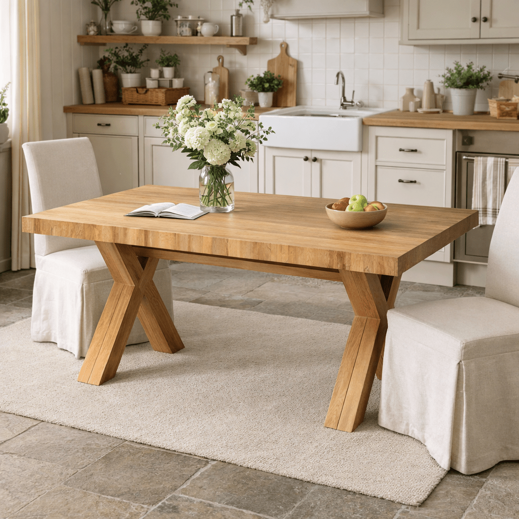 GORALO | שולחן אוכל מלבני 200/100 ס"מ, נפתח ל - 500 ס"מ עד 20 סועדים - KUALA