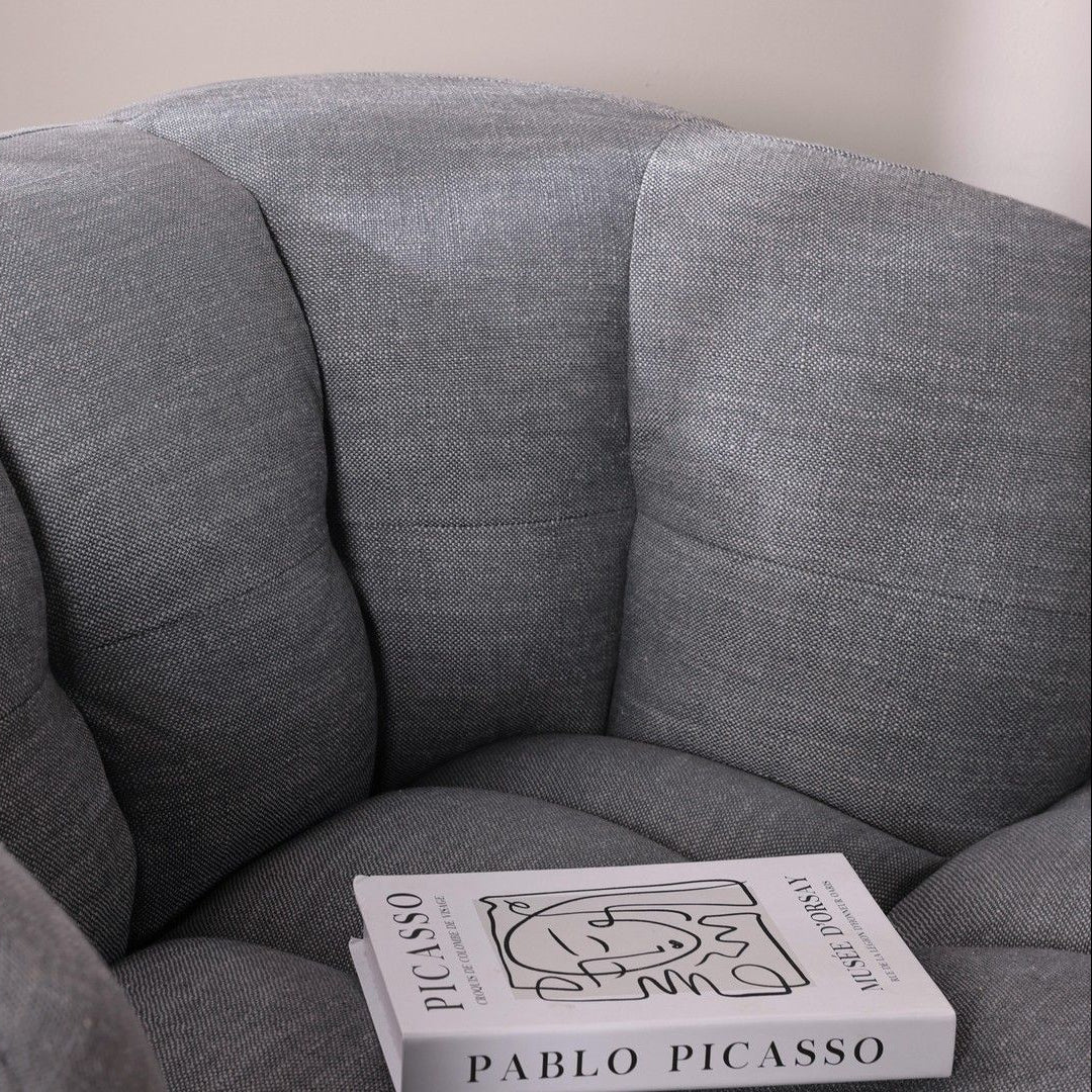 GORMAN | כורסא מרובעת מרופדת בבד אריג - KUALA