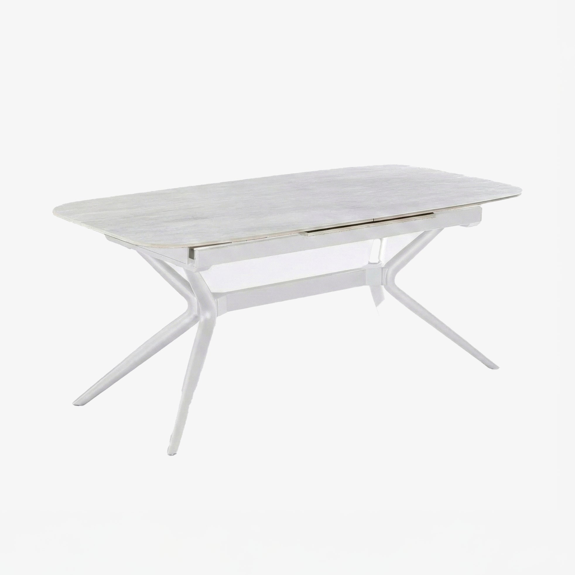 EDAM | שולחן אוכל מלבני 180/90 ס"מ, נפתח ל-240 ס"מ, עד 10 סועדים