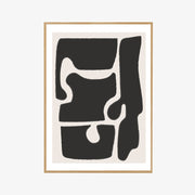 CLONIXUM | פרינט דיגיטלי מופשט במסגרת עץ מלא - KUALA