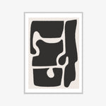 CLONIXUM | פרינט דיגיטלי מופשט במסגרת עץ מלא - KUALA