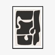 CLONIXUM | פרינט דיגיטלי מופשט במסגרת עץ מלא - KUALA