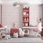 XODE | טפט נקודות מופשטות בגוון סגול עדין