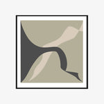 VALDIX | פרינט דיגיטלי מופשט במסגרת עץ מלא - KUALA