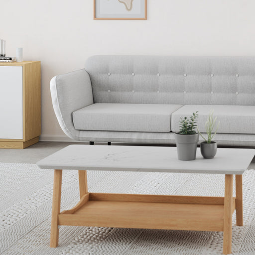 מעבר לעמוד מוצר KRISHA | ספה תלת-מושבית מושלמת בגוון אפור