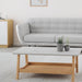 תמונה מזווית מספר 2 של המוצר KRISHA | ספה תלת-מושבית מושלמת בגוון אפור