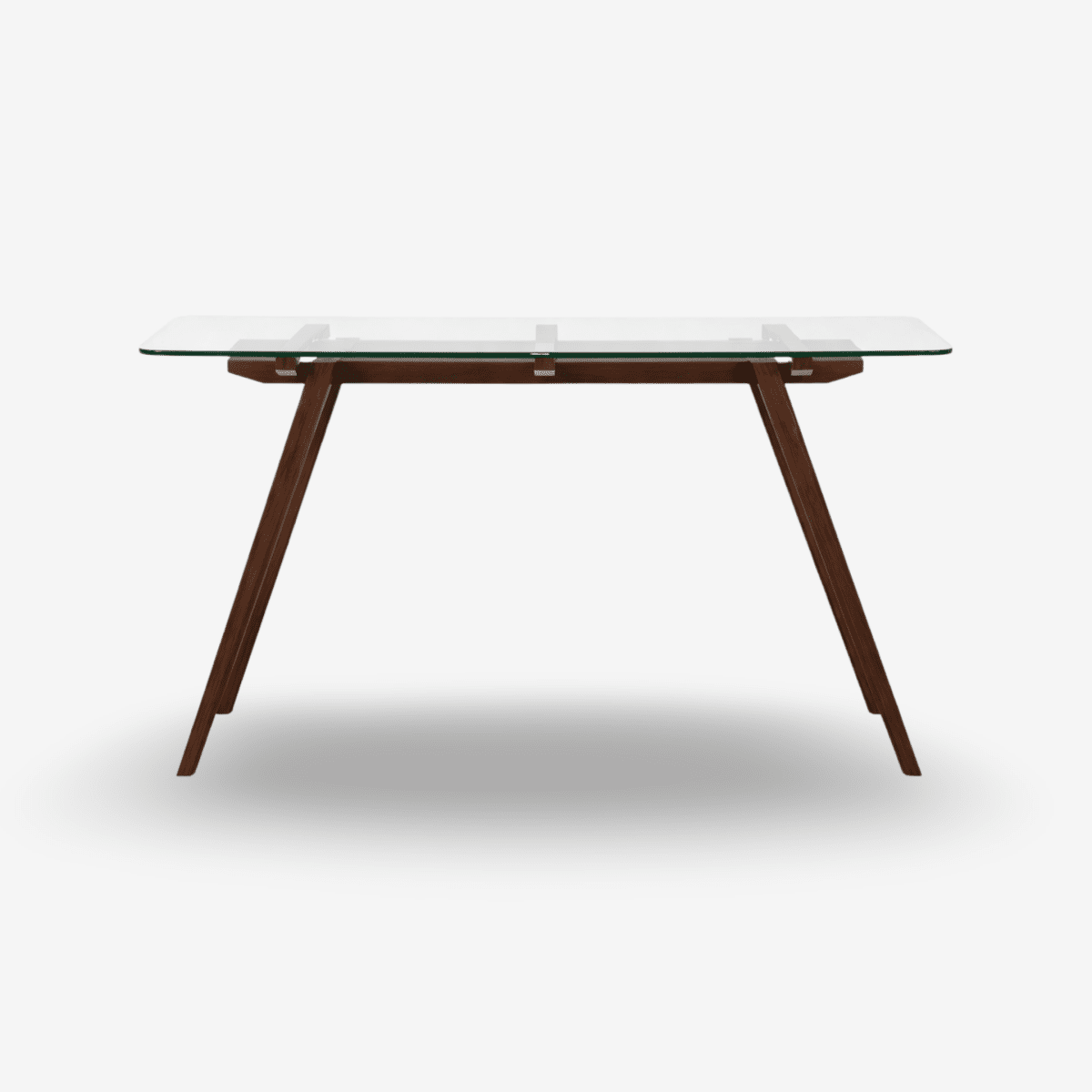LINNSEN | קונסולה מעץ בשילוב זכוכית, רוחב 137 ס"מ - KUALA