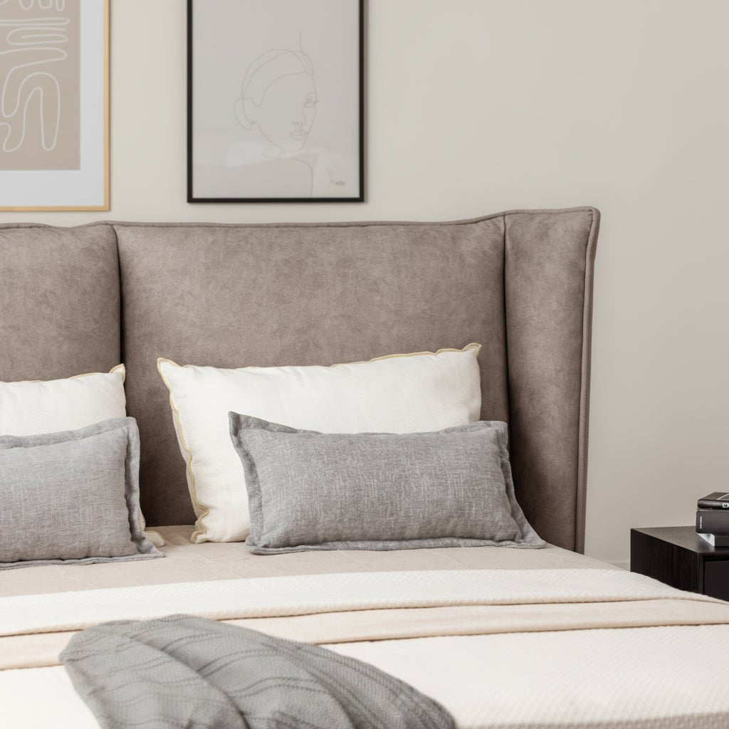 MELEFICENT | מיטת מעצבים מבד דמוי עור