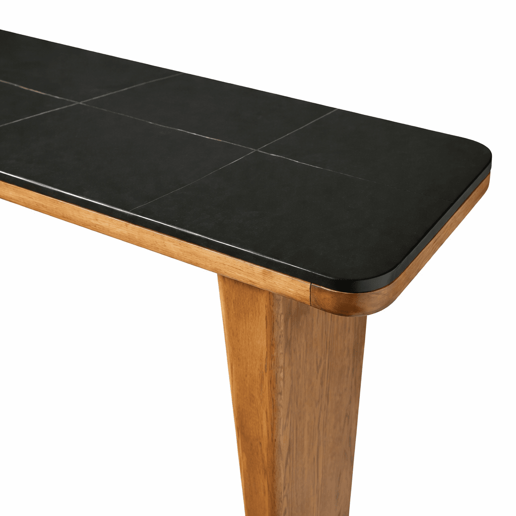 MARTIND | קונסולה מעץ בשילוב אבן, רוחב 160 ס"מ - KUALA