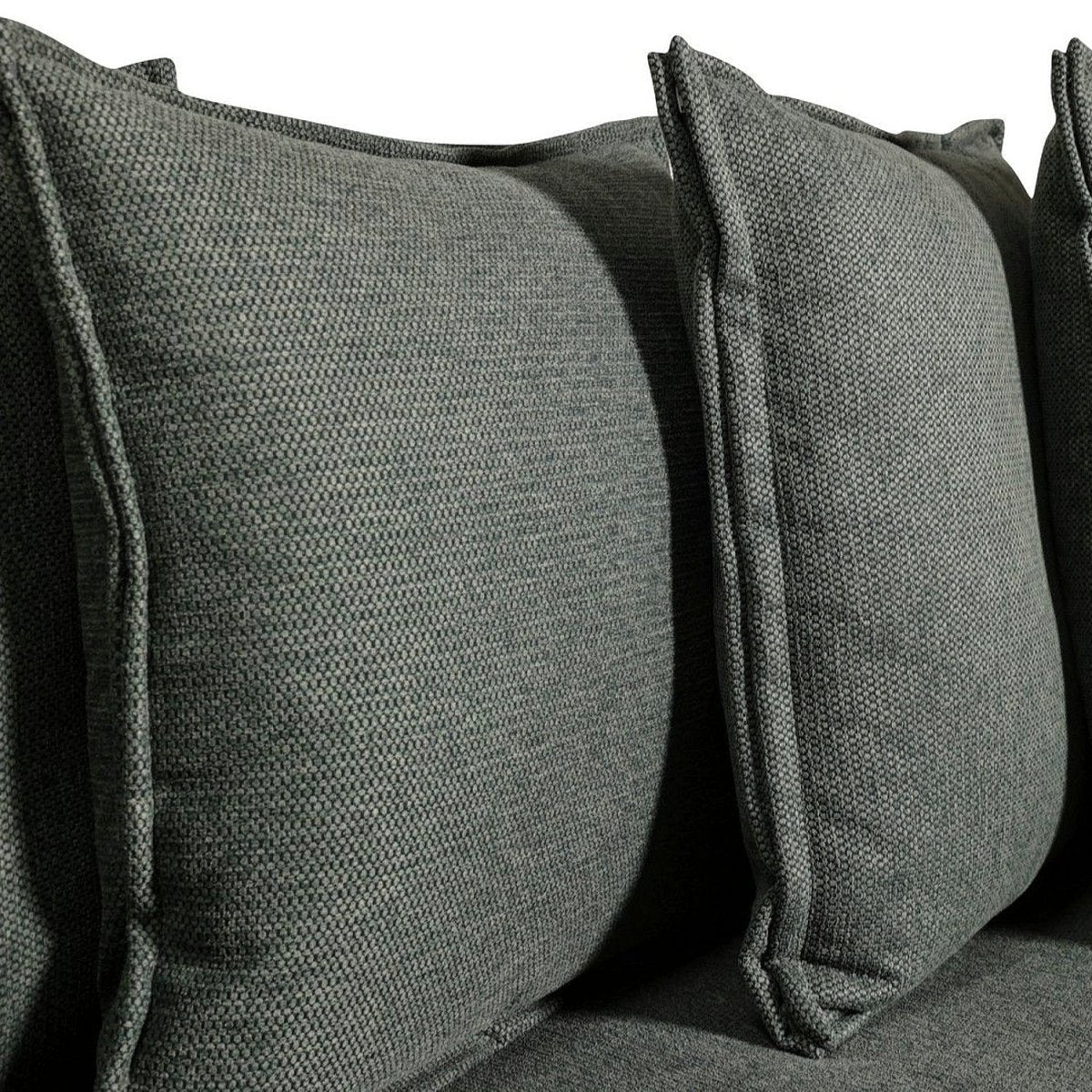 MYROR | ספה תלת מושבית מודרנית מרופדת בבד אריג - KUALA