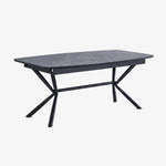 KARG | שולחן אוכל מלבני 180/100 ס"מ, נפתח ל-270 ס"מ, עד 12 סועדים