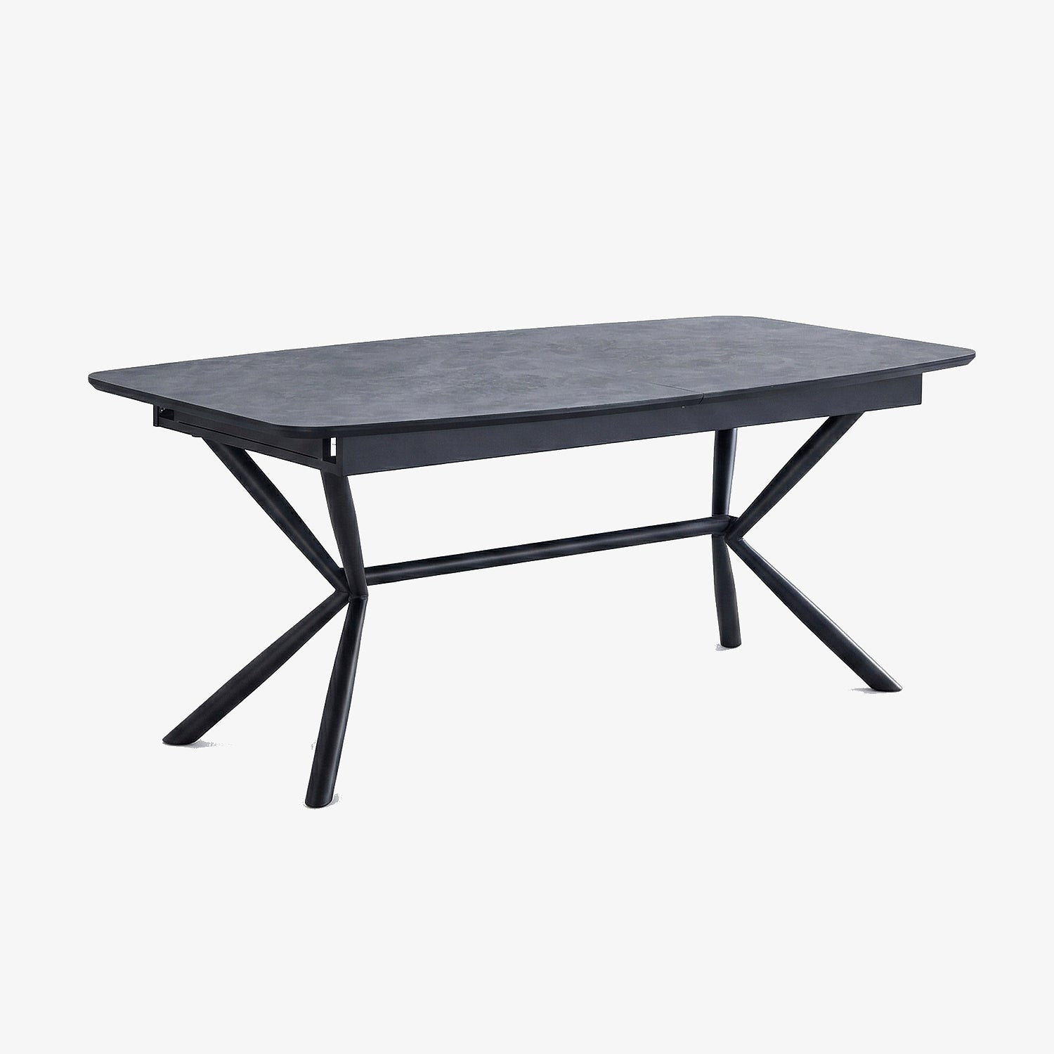 KARG | שולחן אוכל מלבני 180/100 ס"מ, נפתח ל-270 ס"מ, עד 12 סועדים