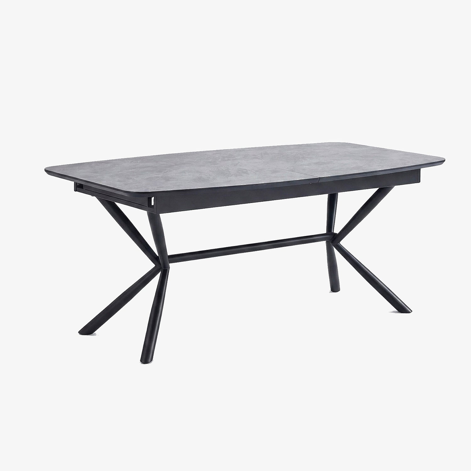 KARG | שולחן אוכל מלבני 180/100 ס"מ, נפתח ל-270 ס"מ, עד 12 סועדים