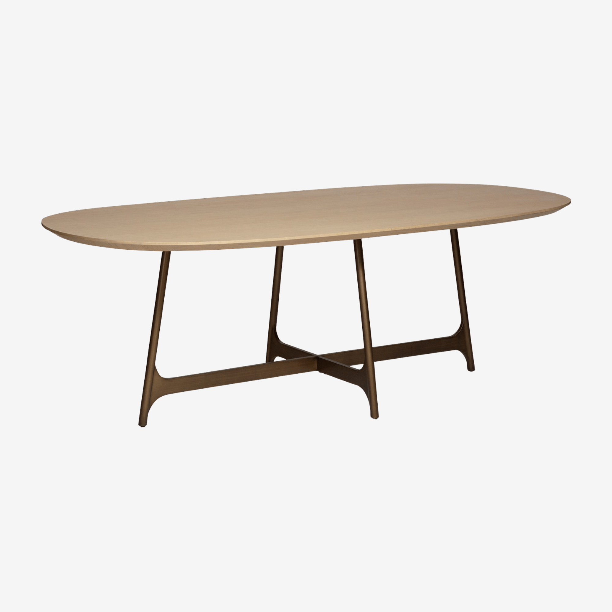 SERENO | שולחן אוכל אובלי 220/110 ס"מ, עד 10 סועדים - KUALA