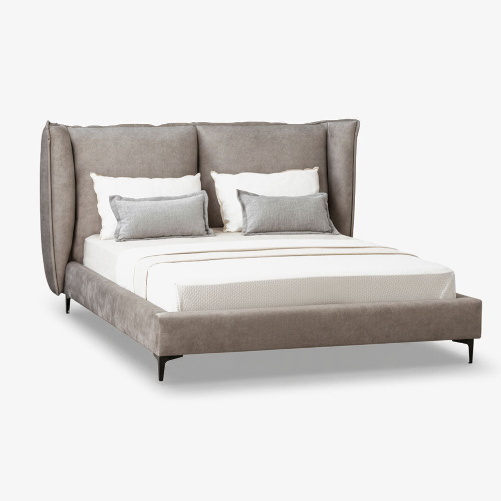 MELEFICENT | מיטת מעצבים מבד דמוי עור