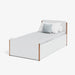 תמונה מזווית מספר 6 של המוצר LIDIA | מיטת נוער מעץ עם מגירות אחסון