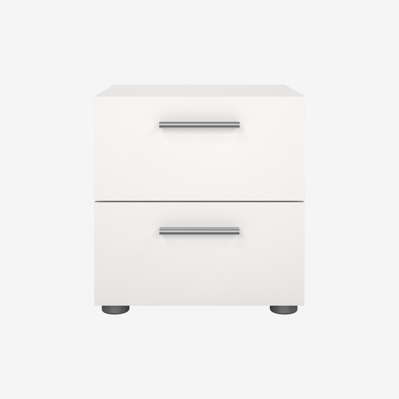 EDDA | שידת לילה ממלמין 40/40 ס"מ, עם מגירות