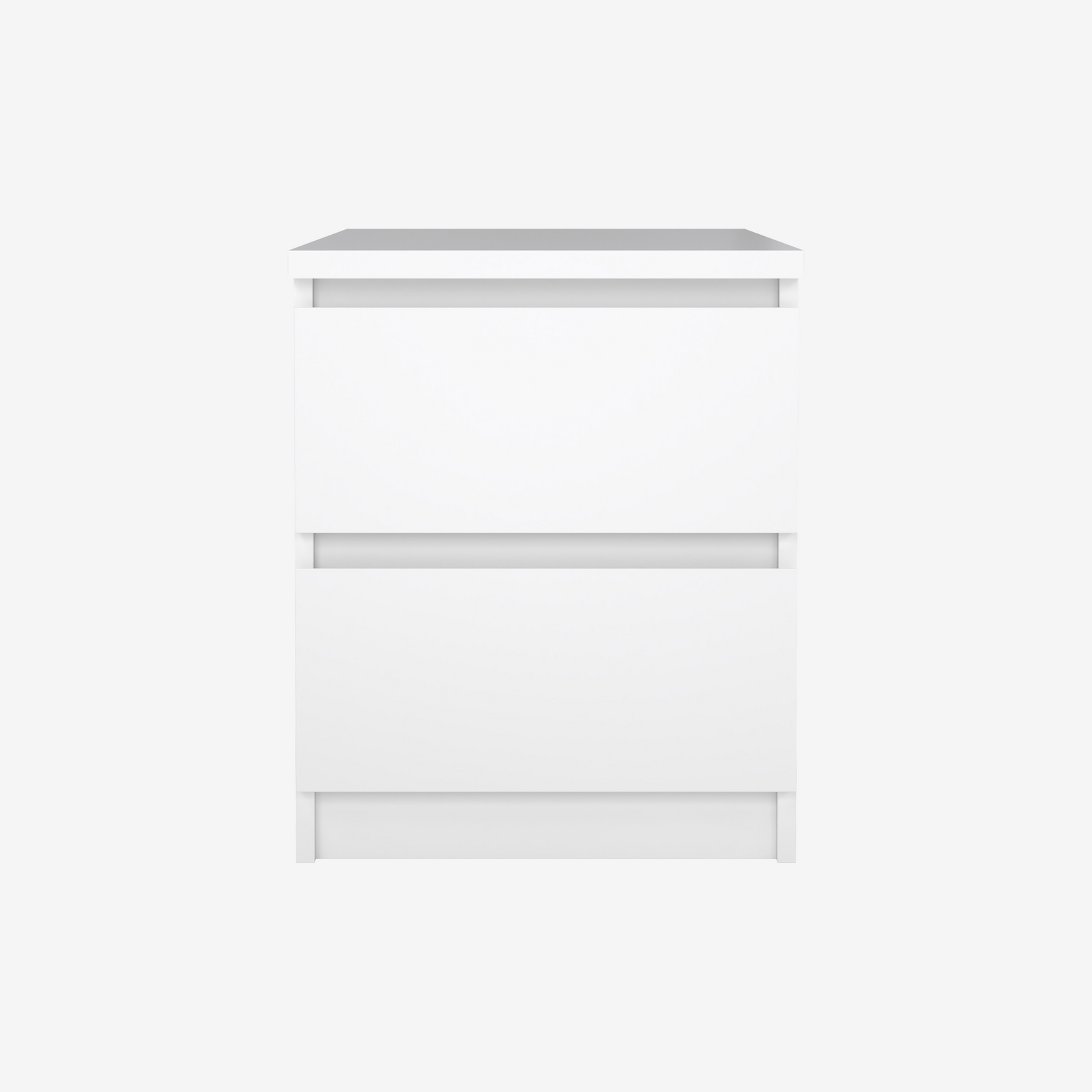 ALFVARD | שידת לילה ממלמין 40/50 ס"מ, עם 2 מגירות