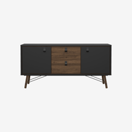 שחור בשילוב עץ אגוז