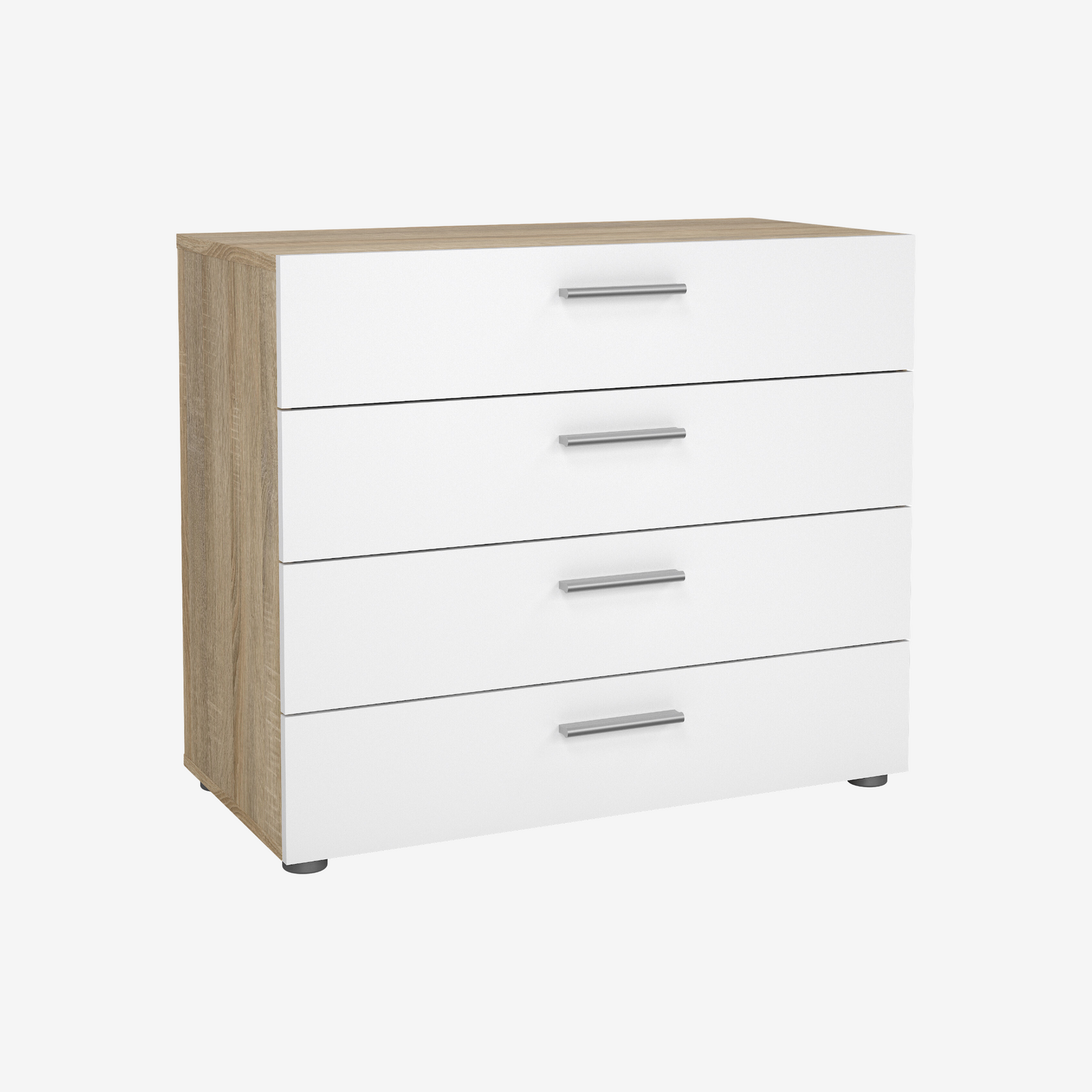 HELVI | שידת אחסון ממלמין, עם 4 מגירות