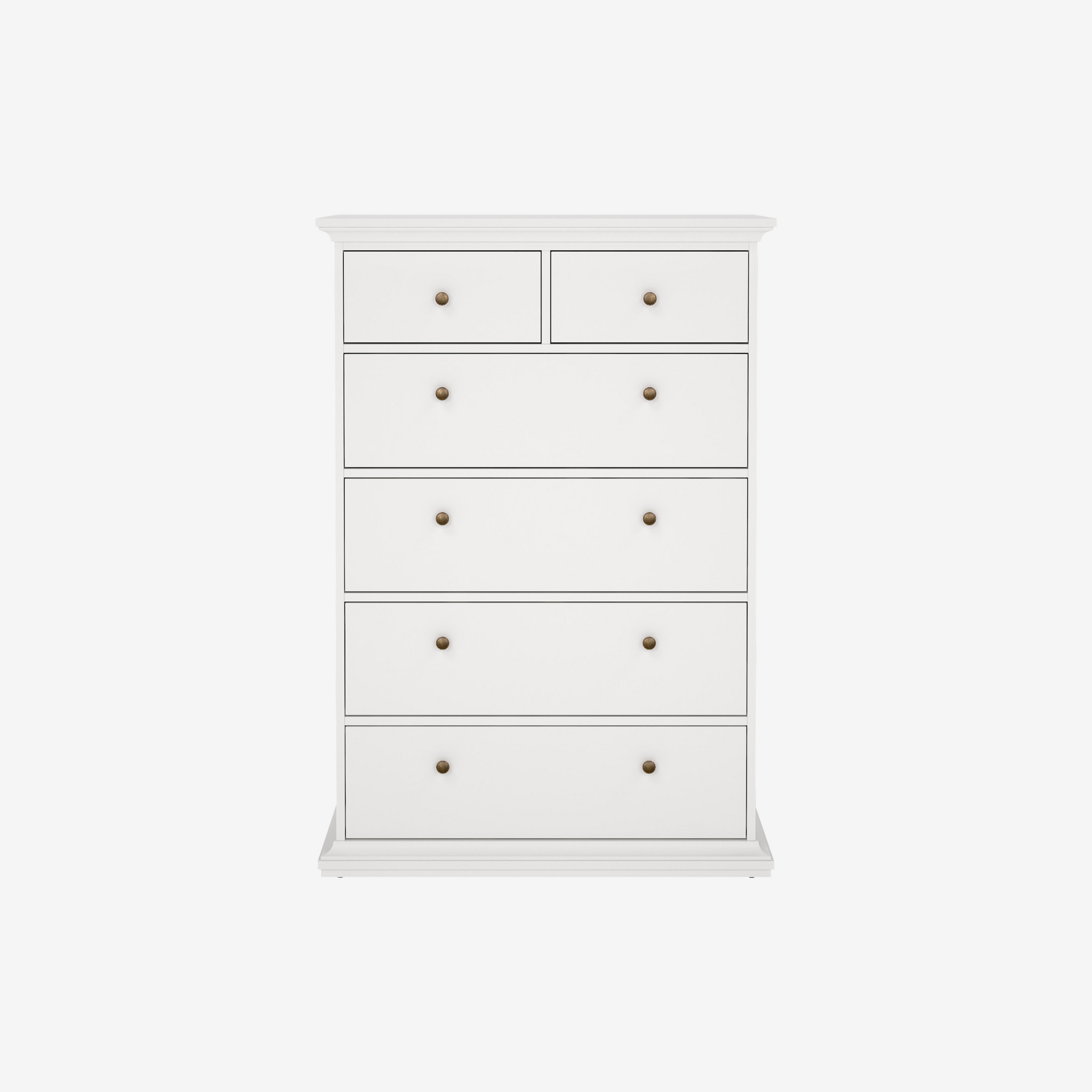 KOREV | שידת אחסון ממלמין, עם 6 מגירות