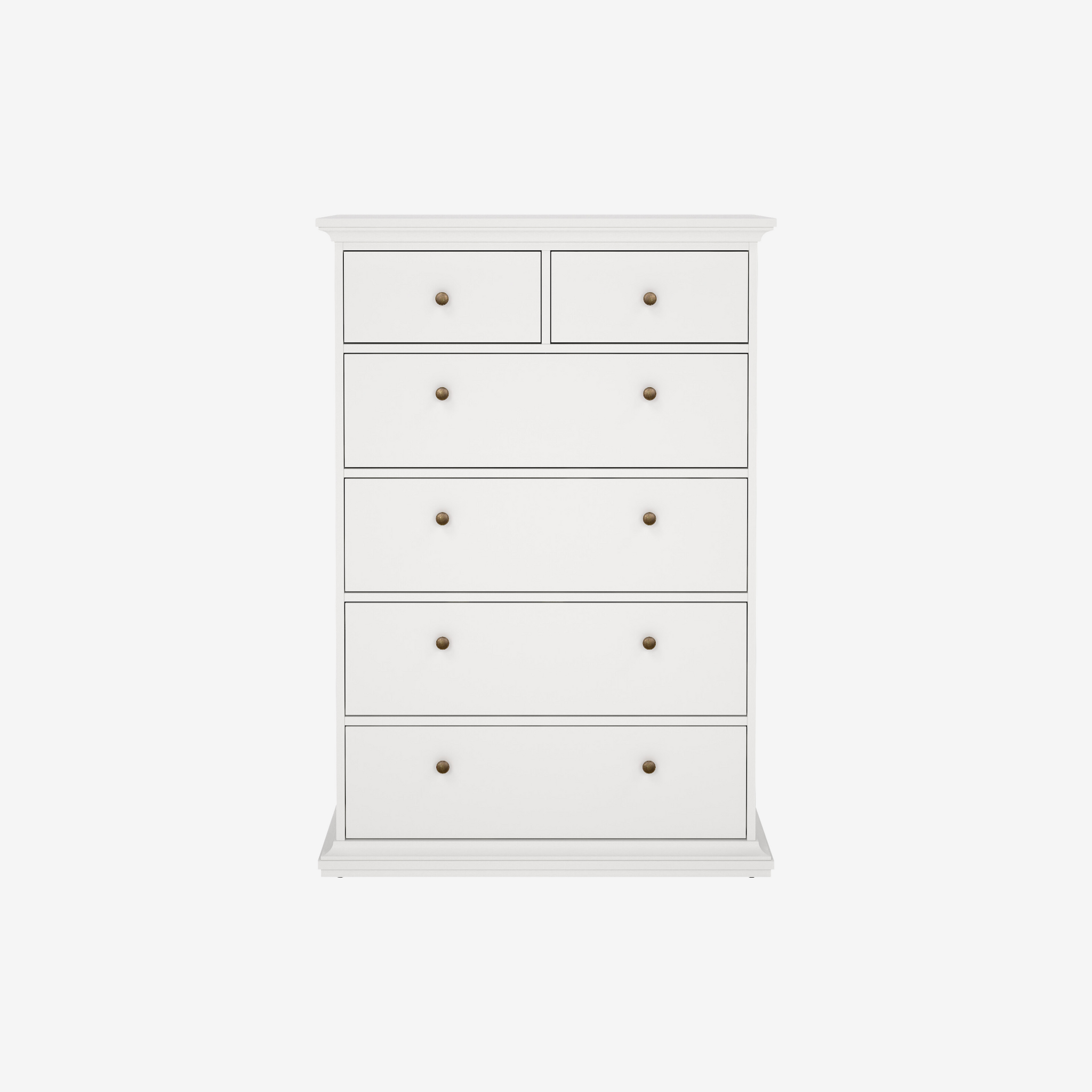 KOREV | שידת אחסון ממלמין, עם 6 מגירות