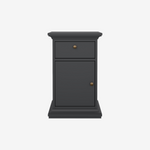 HALDSET | שידת לילה ממלמין 44/40 ס"מ, עם מגירה ומדף סגור