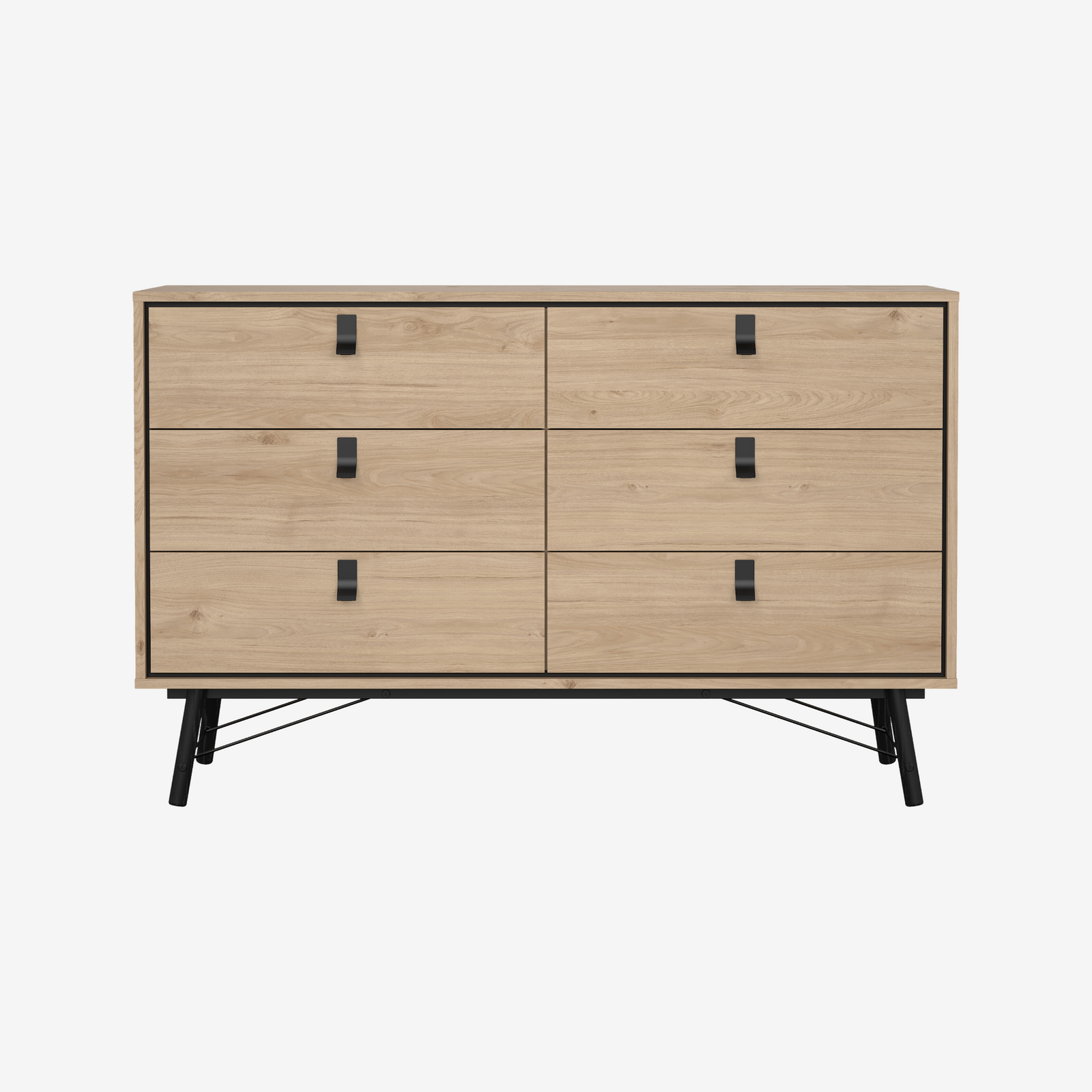 STYRUN | קומודה ממלמין, עם 6 מגירות