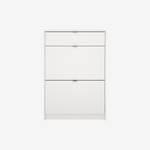 DAGLU | ארון נעליים מלמין עם מגירה ומדפים כפולים