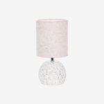 SOLAM | מנורת שולחן מעוצבת עם אהיל ובסיס זכוכית