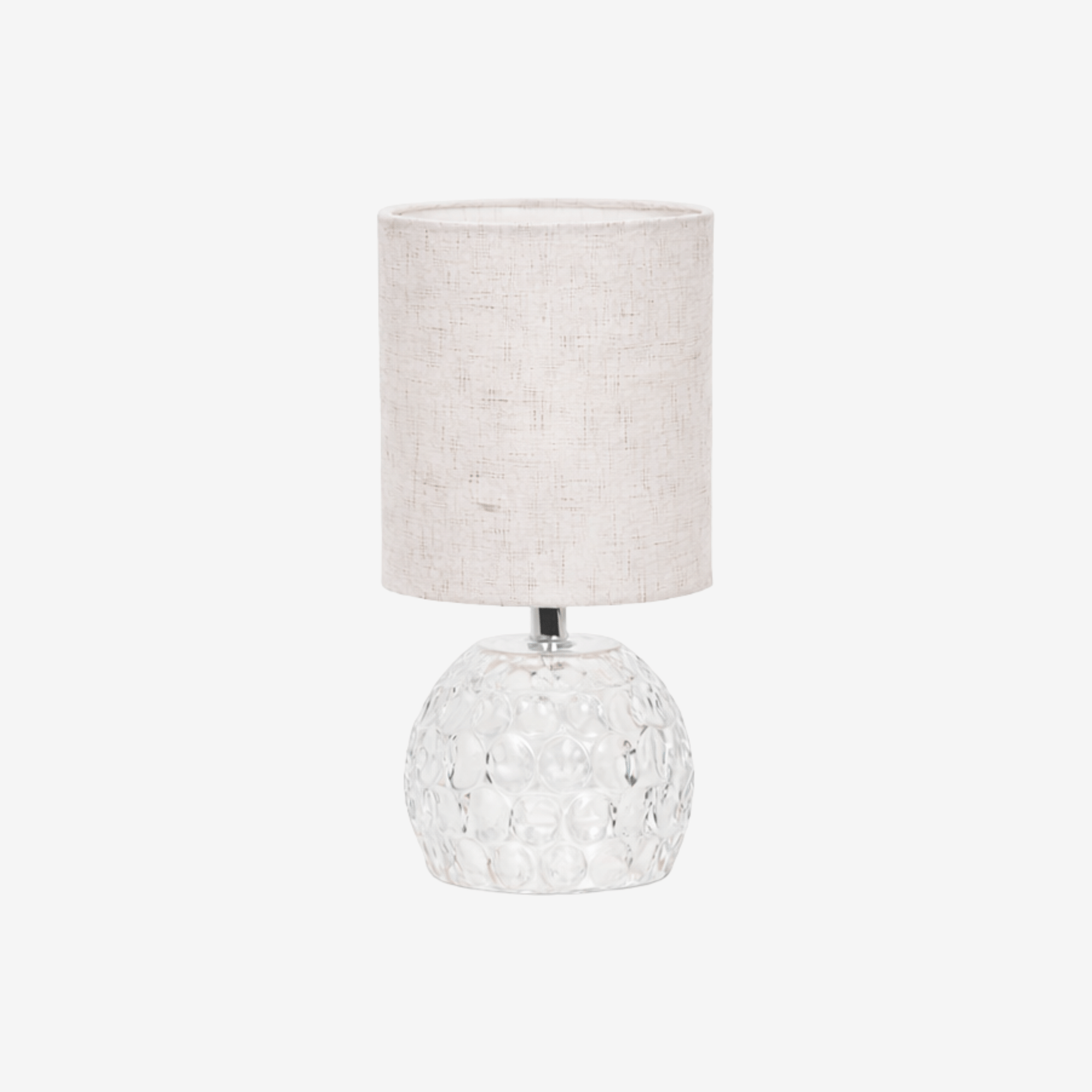 SOLAM | מנורת שולחן מעוצבת עם אהיל ובסיס זכוכית