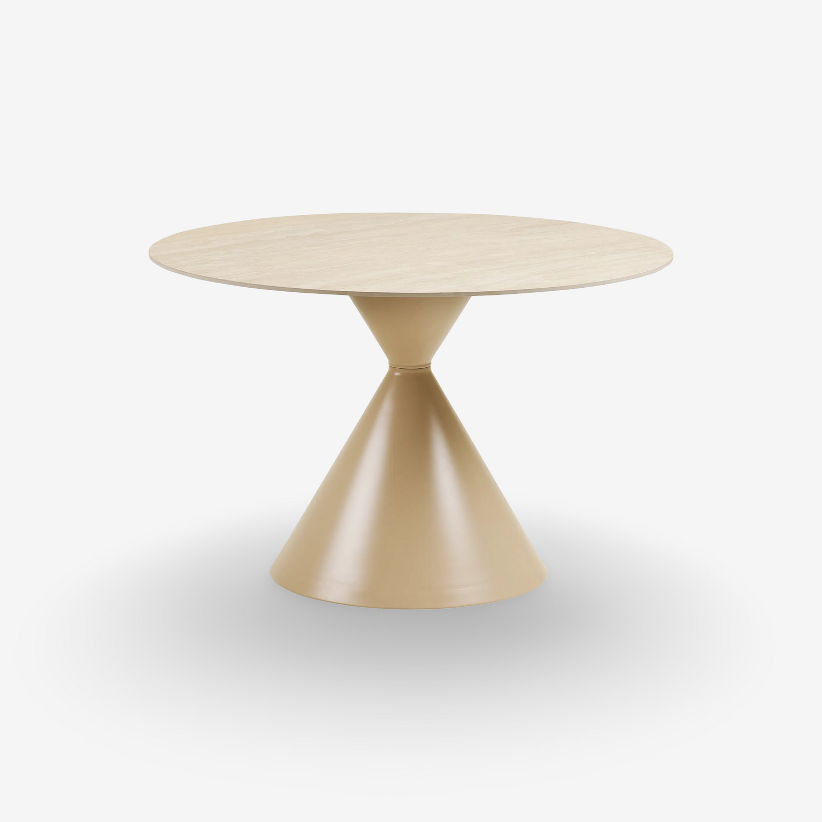 ARISOLI | שולחן אוכל עגול קוטר 120 ס"מ, עד 6 סועדים